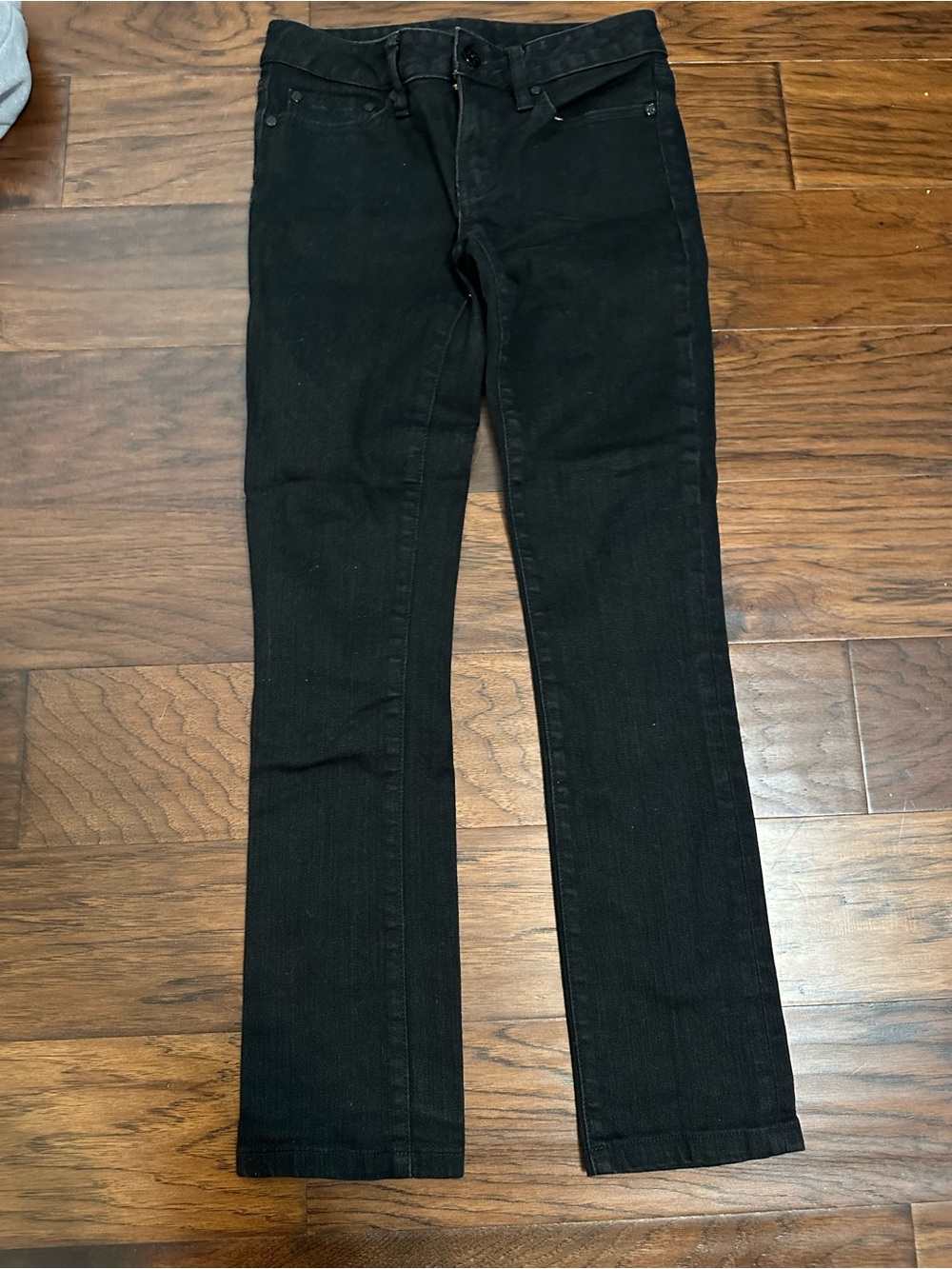 Tory Burch Black Straight-Leg Jeans